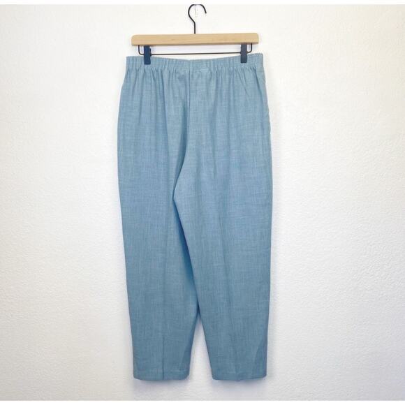 Vintage light blue tapered trouser pants size large - Picture 5 of 5